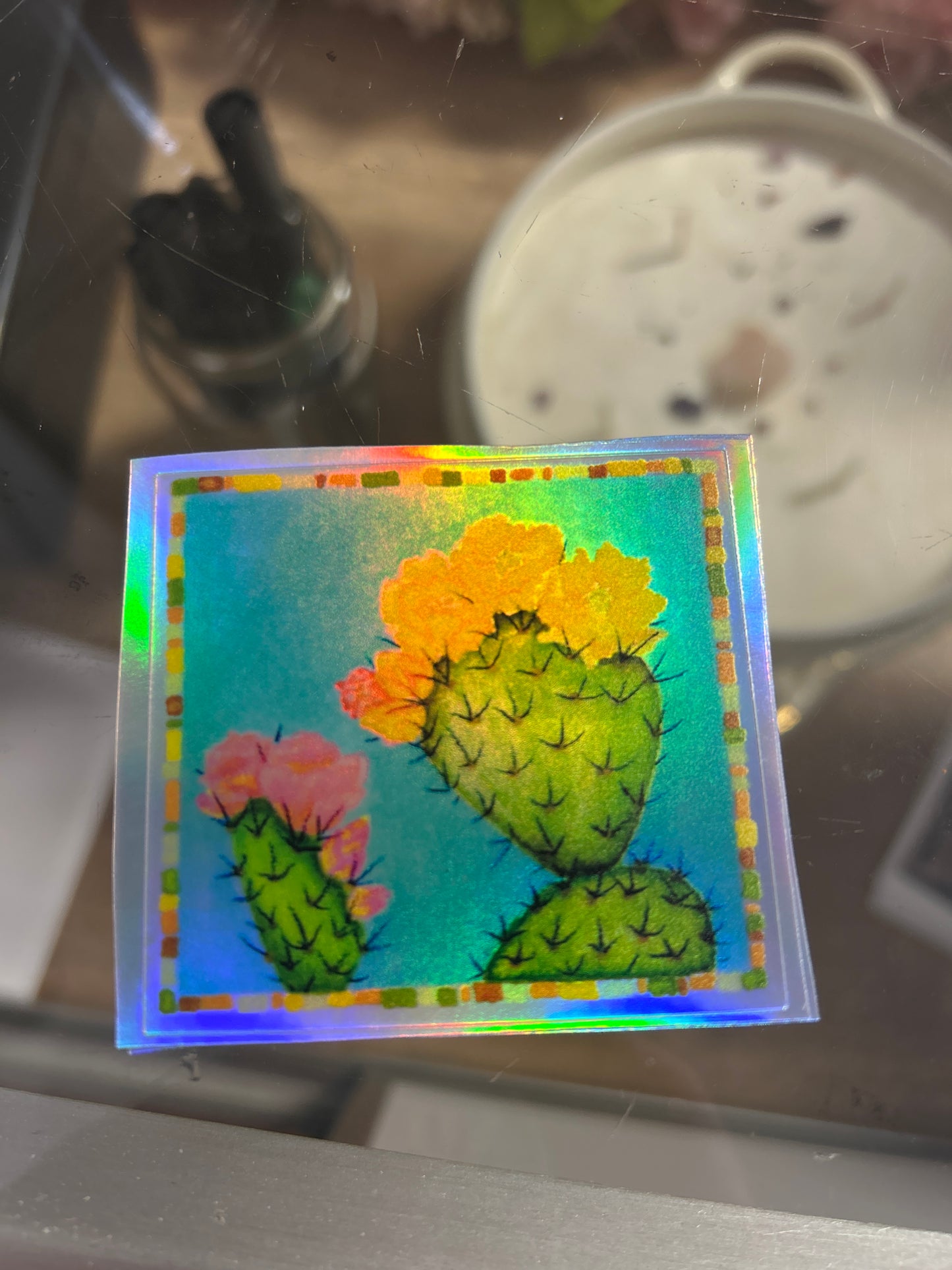 Scarlet Paintbrush Studio - Cactus Sticker