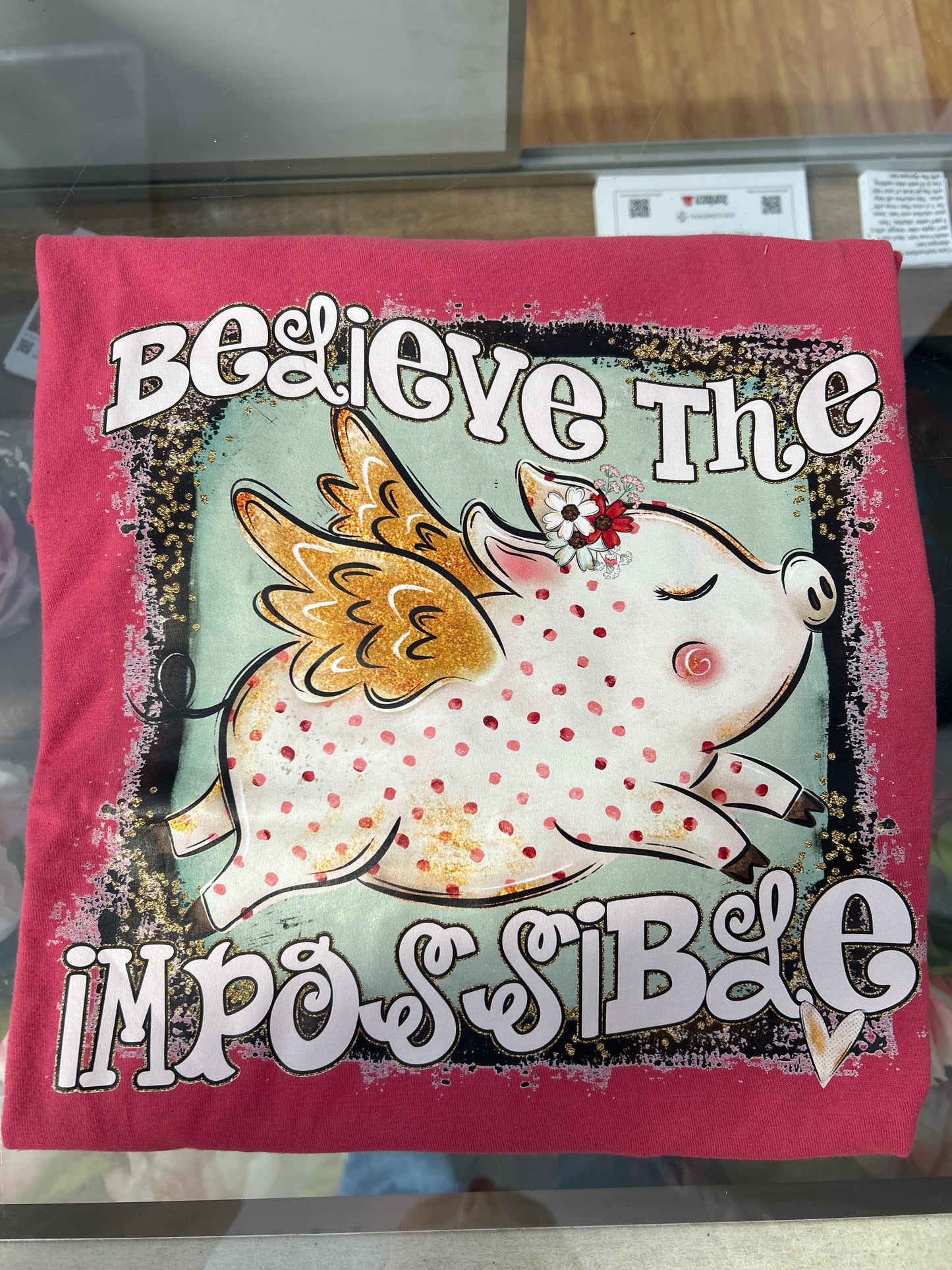 Wild Whimsies - Believe Pig Youth Size