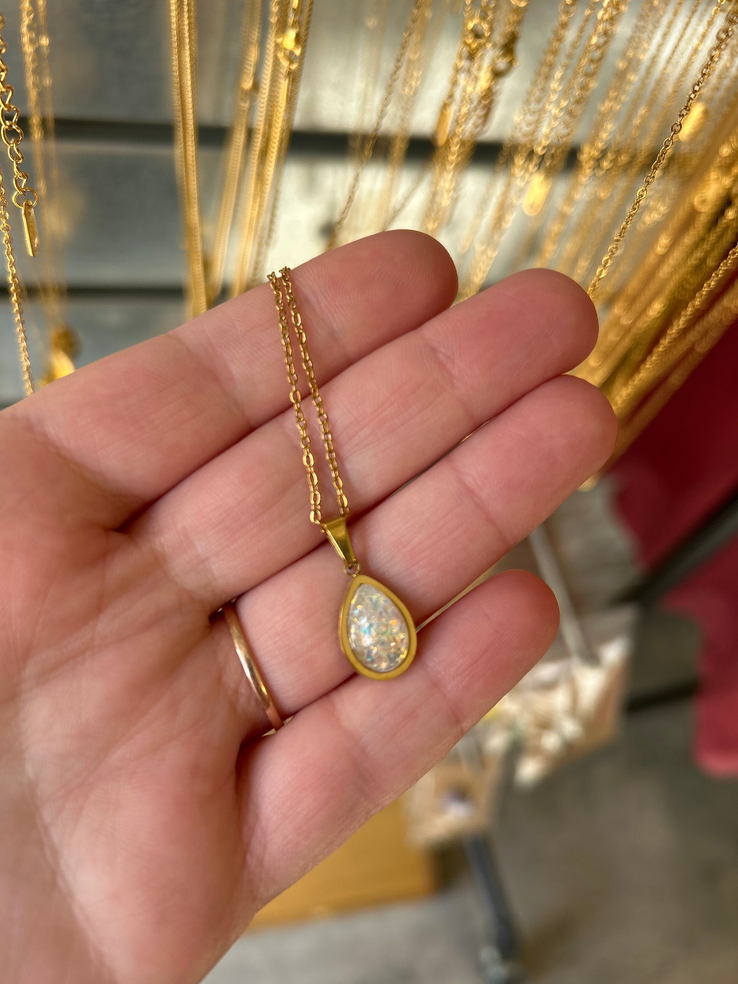 3 Grace Jewelry - Opal Necklace