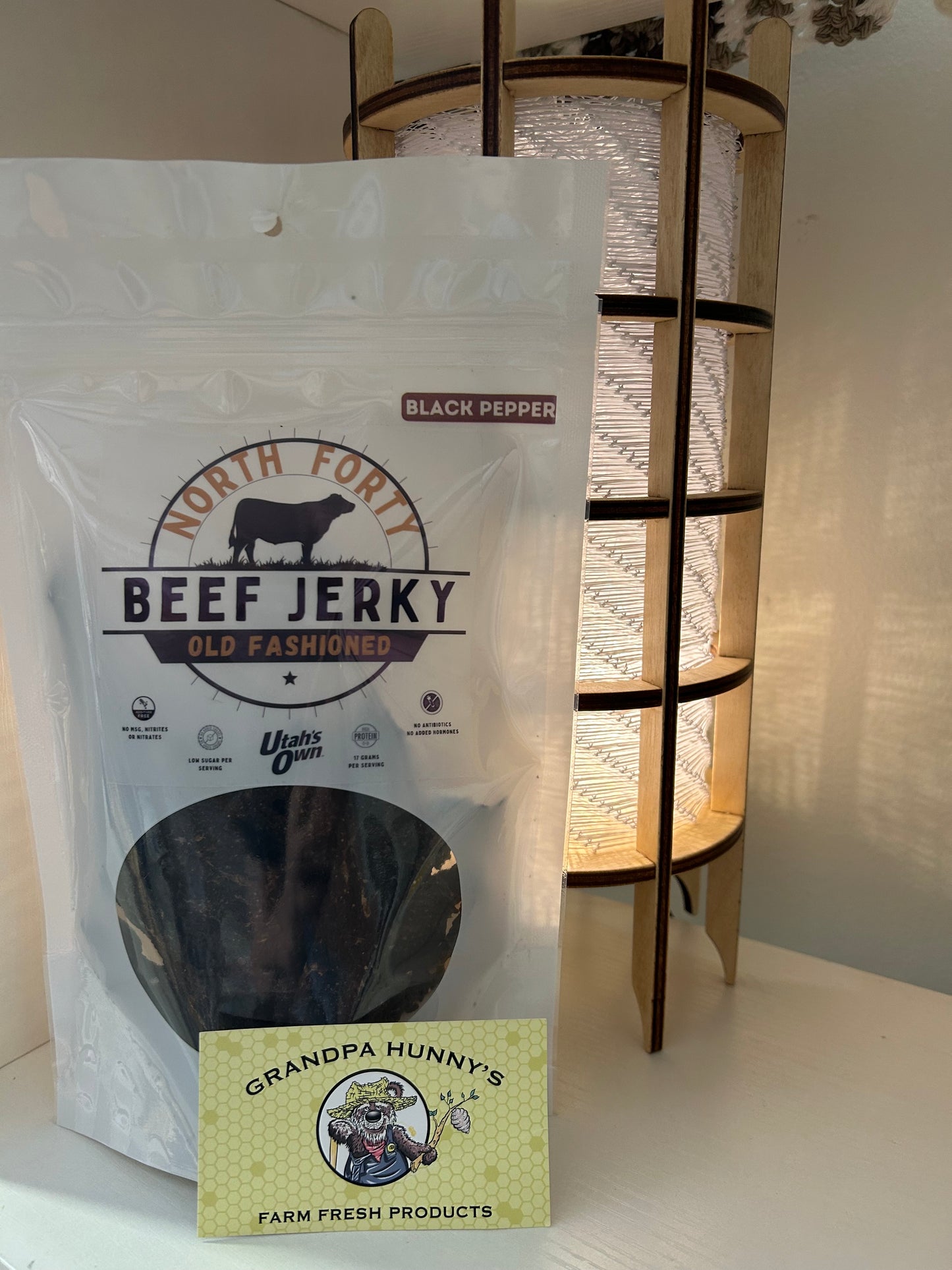 Grandpa Hunny's - 4oz Beef Jerky, Black Pepper