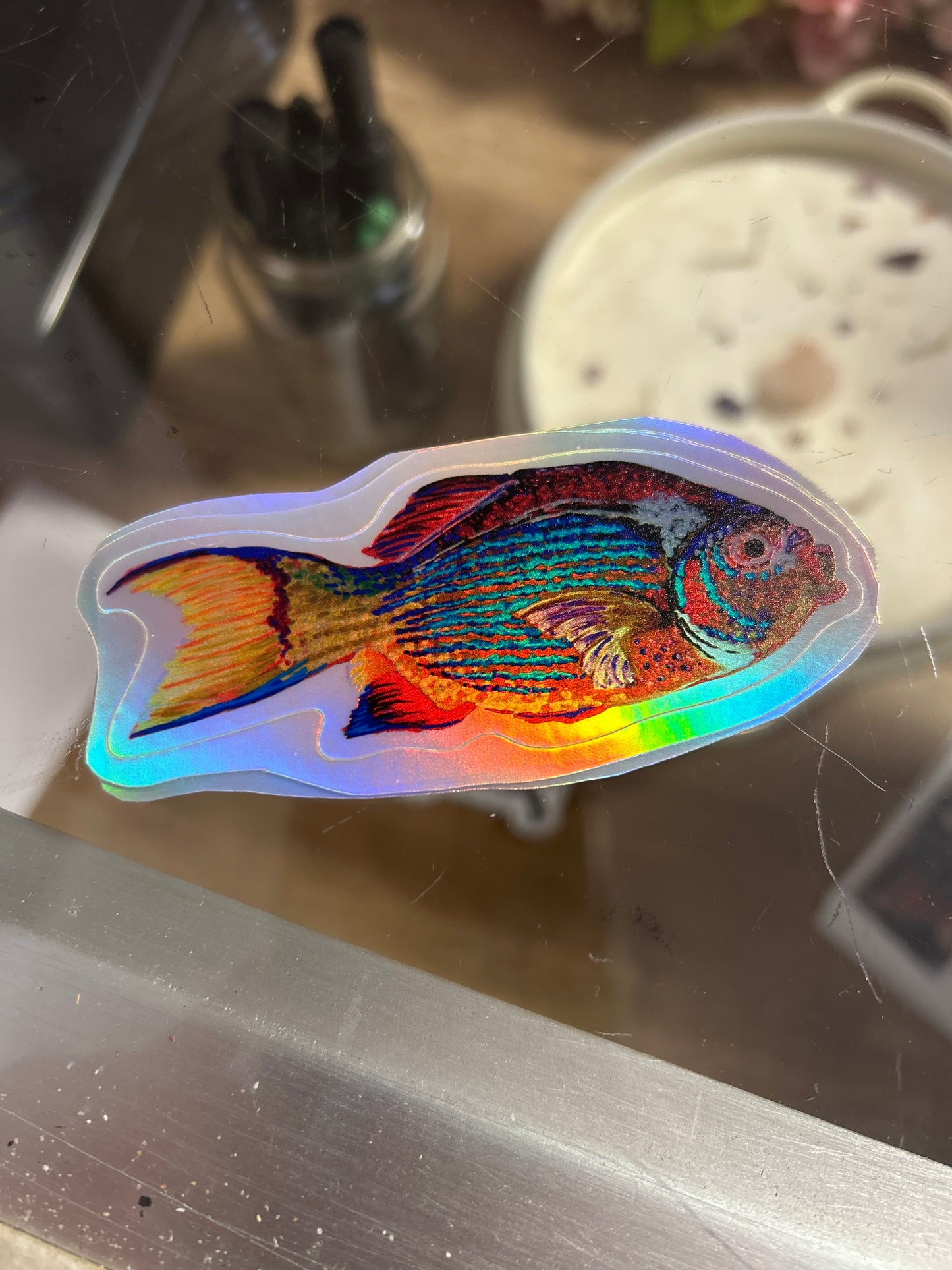 Scarlet Paintbrush Studio - Small Fish Sticker