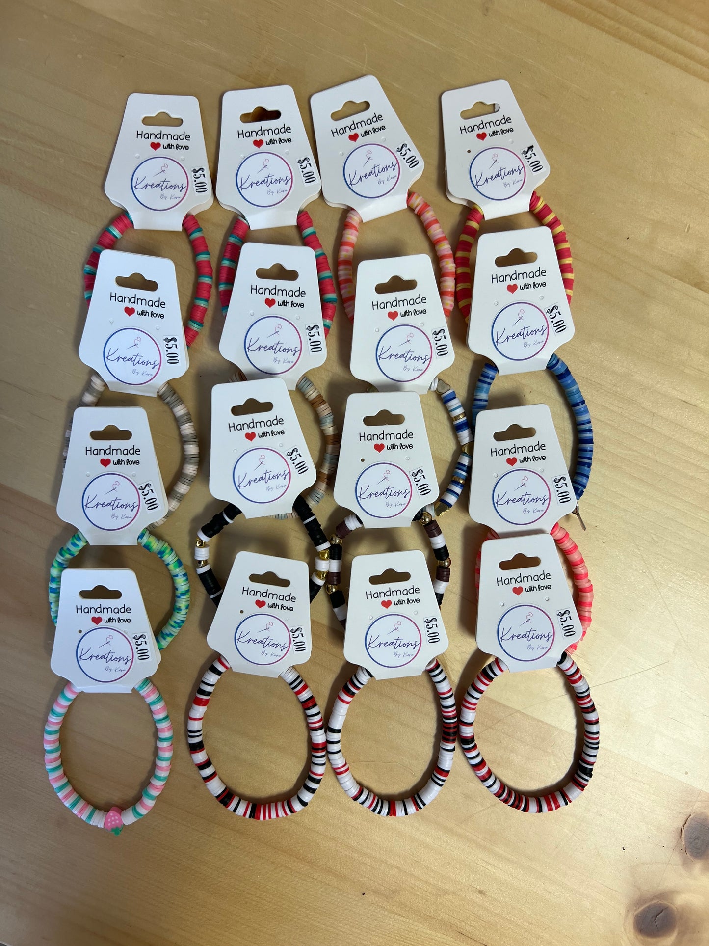 KJ Creation - Clay Bead Bracelet
