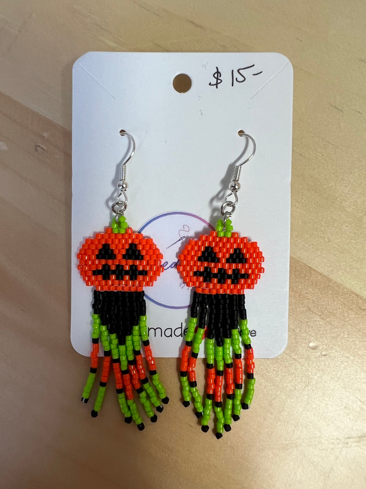 KJ Creation - Halloween Pumpkin Earrings