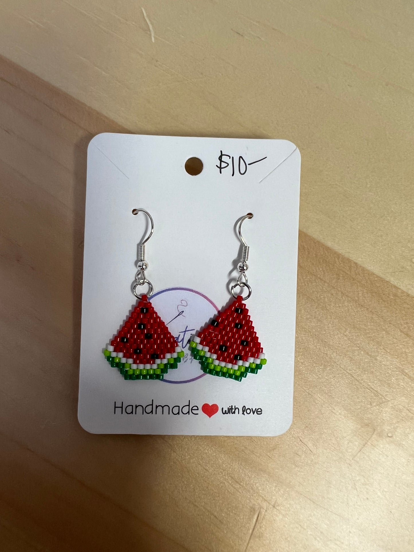 KJ Creation - Watermelon Earrings