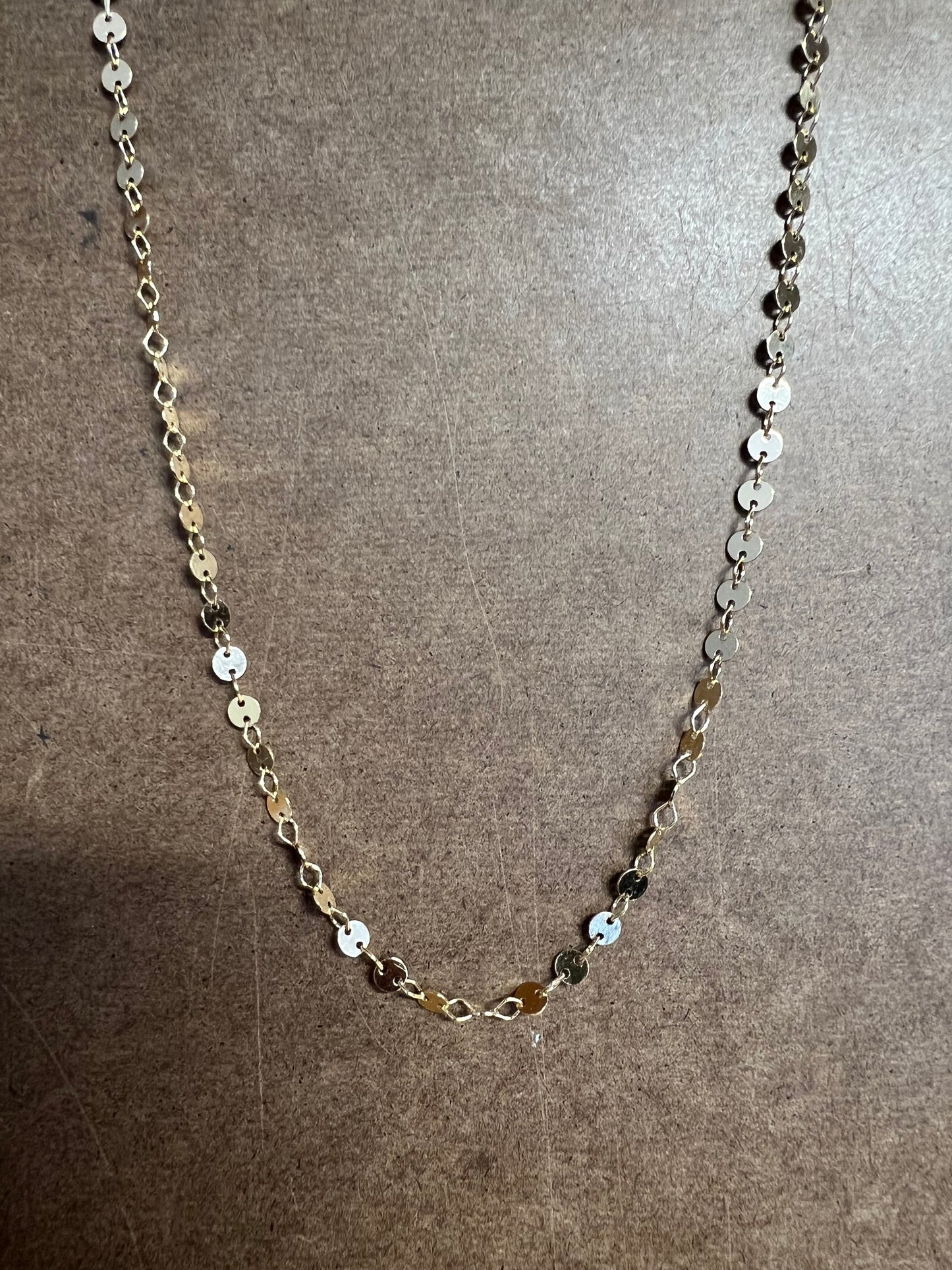 55 North Studio - Sequin Disc Necklace