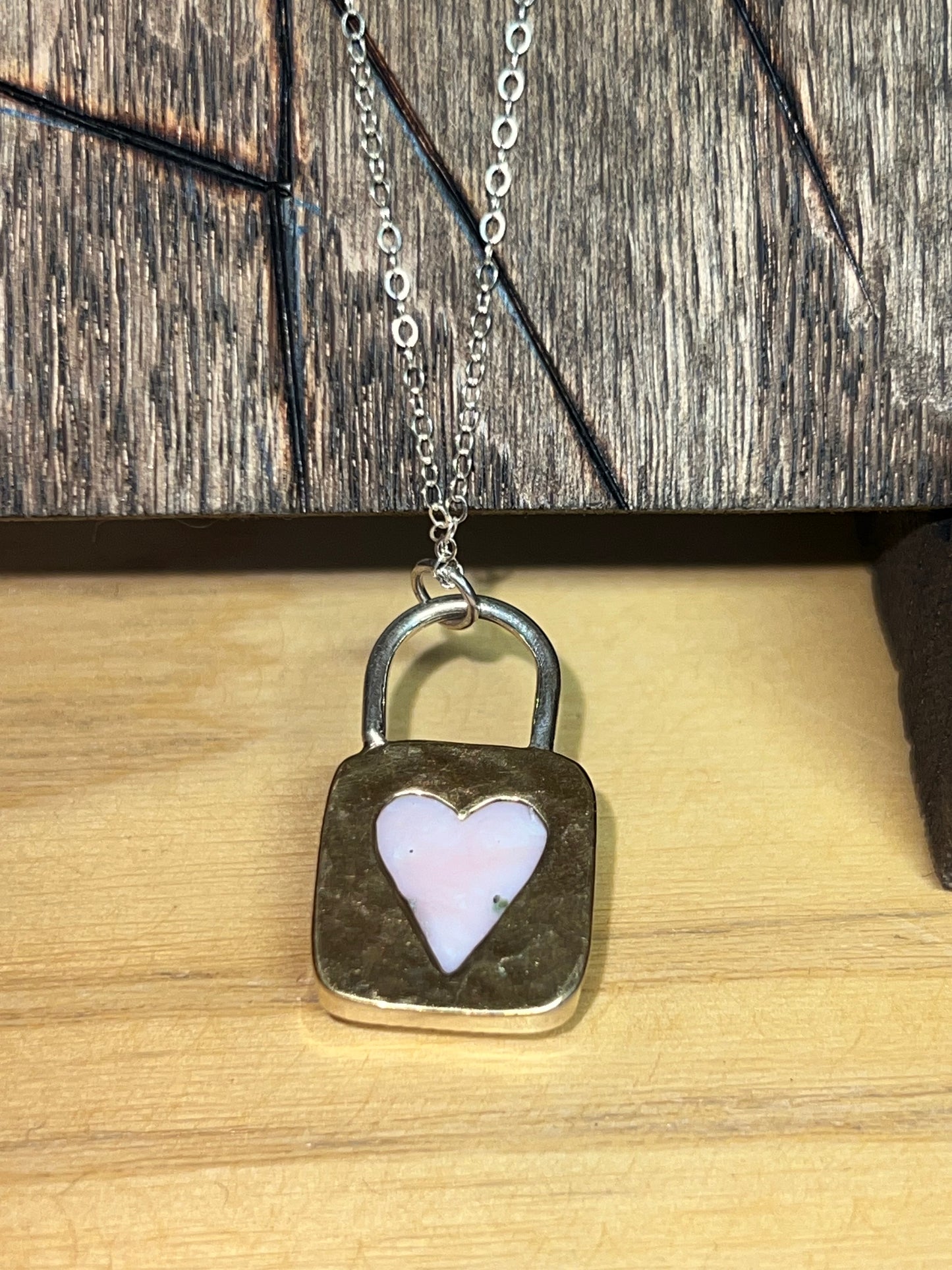 Dazed & Topazed - Rose Quartz Lock Pendants