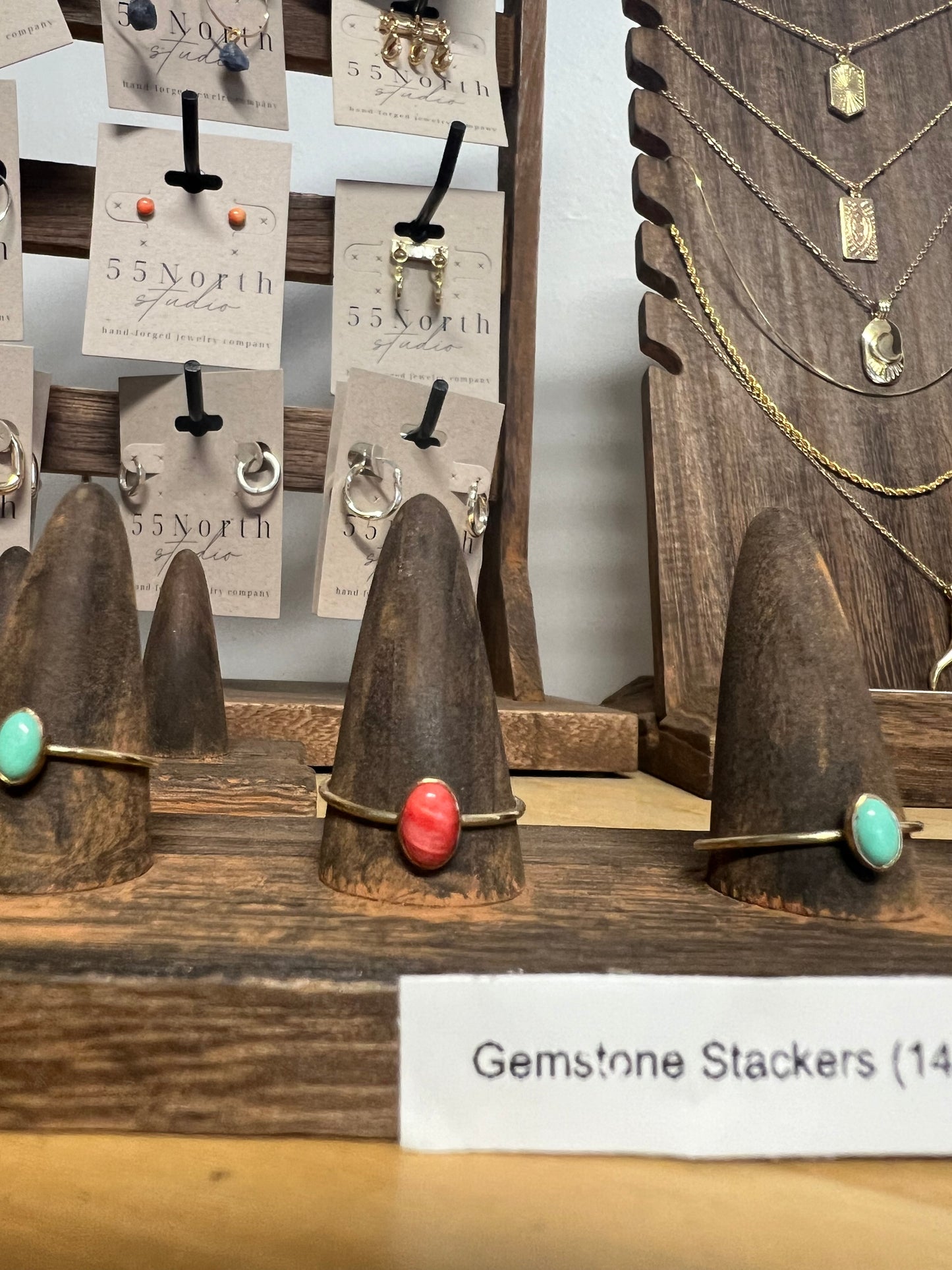 55 North Studio - Spiny Oyster Stacker Ring