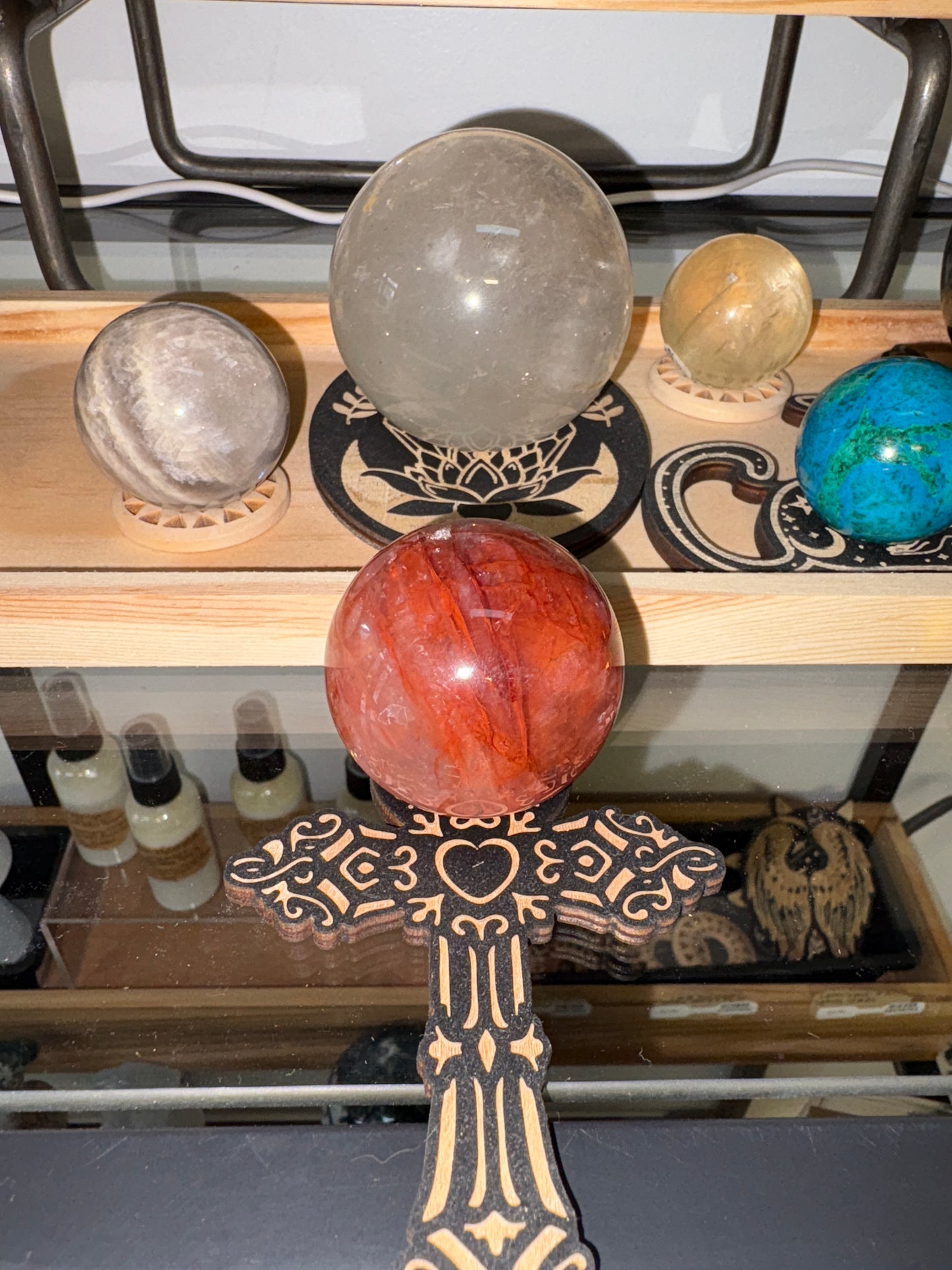 Agateway Apothecary - Fire Quartz Sphere