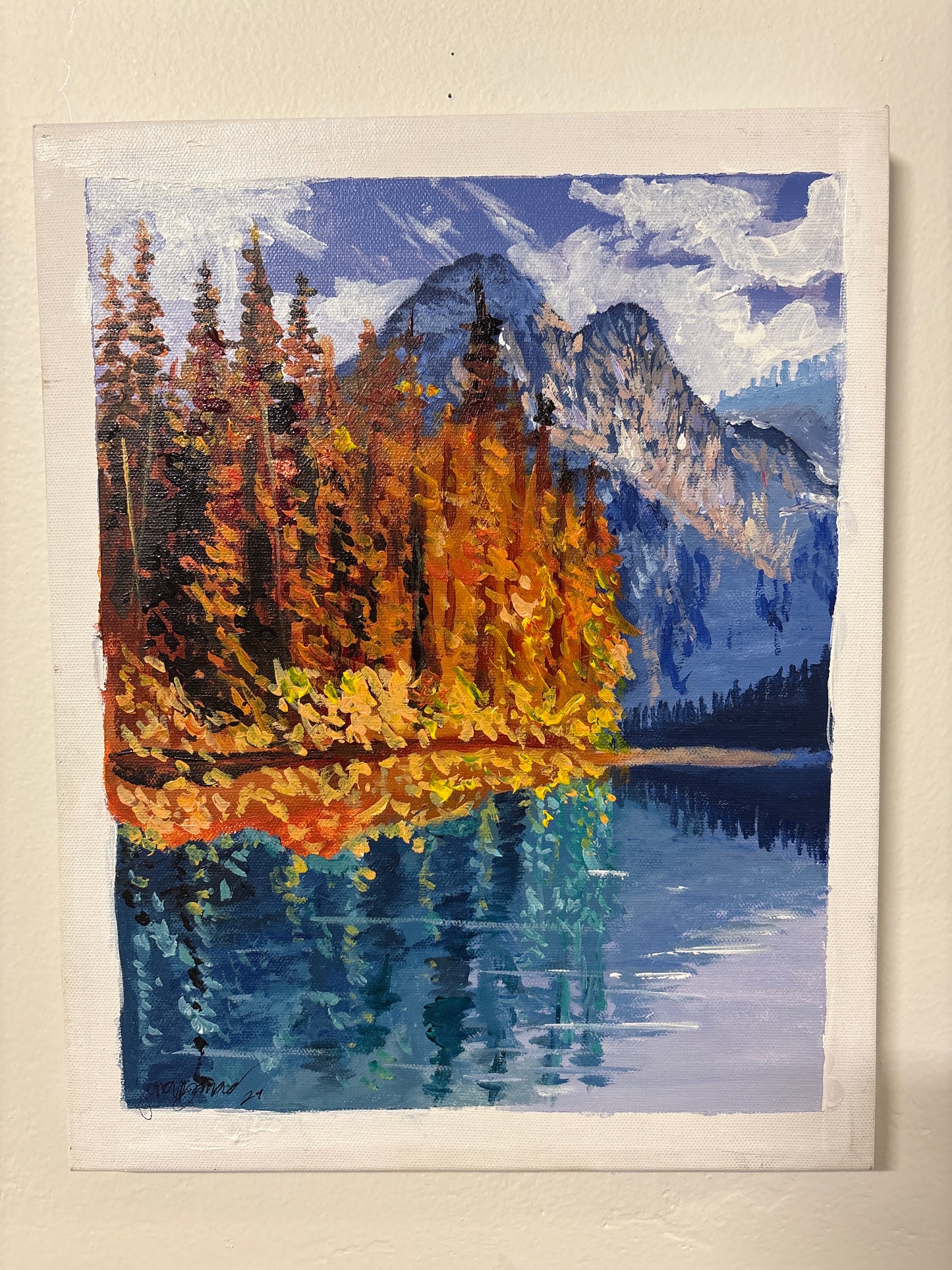 Sara Barker Art - Autumn Pond