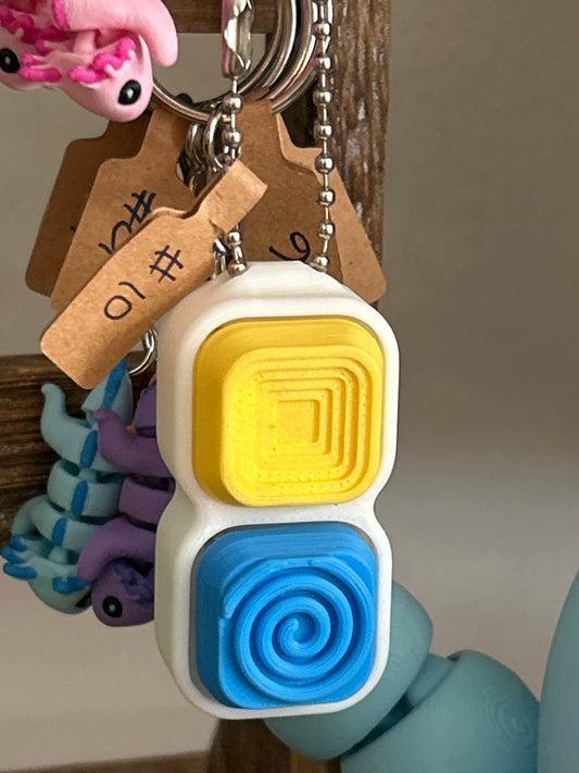 Omni 3D - Textured Button Clicker w/ 2 Buttons