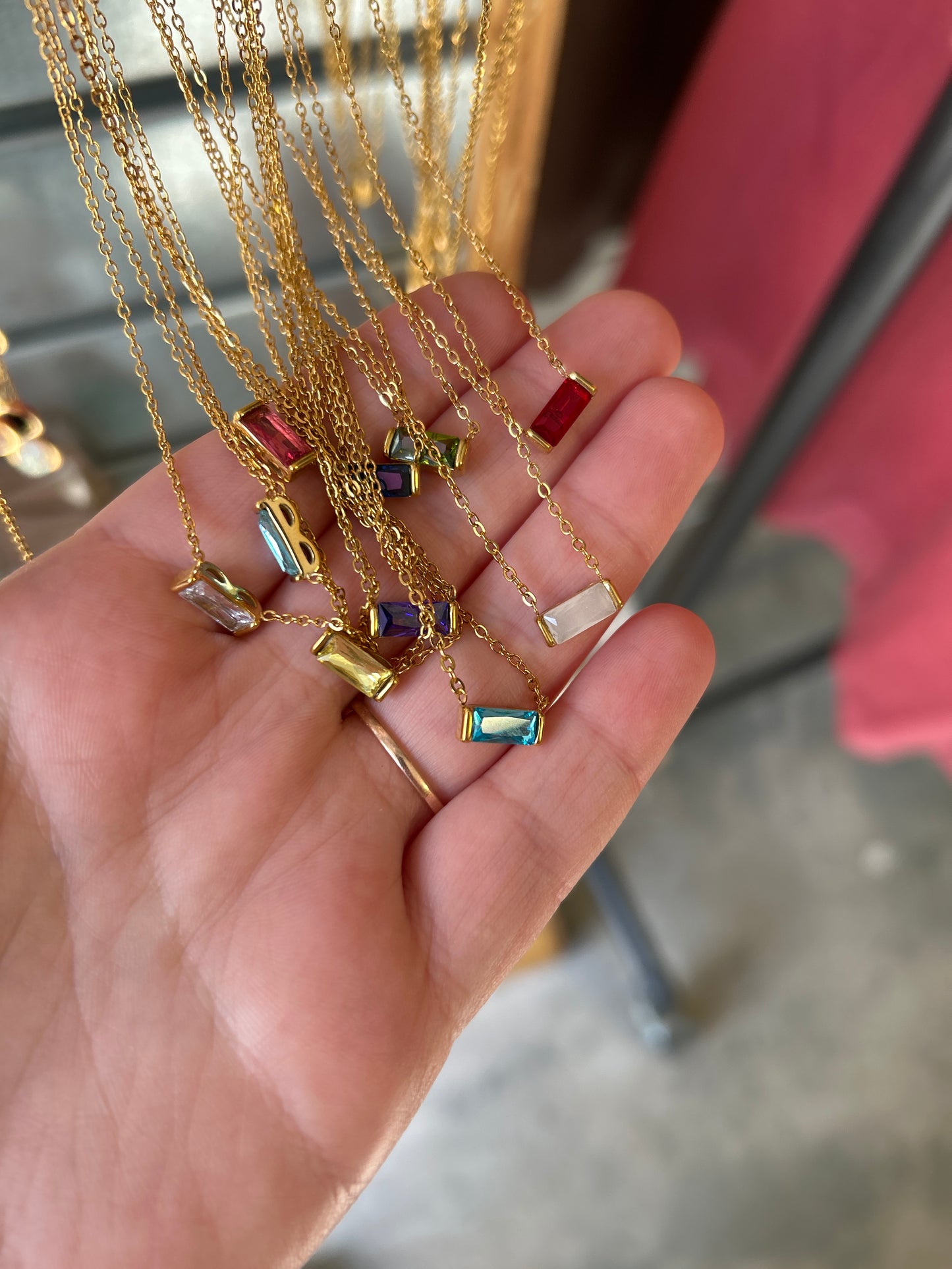 3 Grace Jewelry - Birthstone Necklace