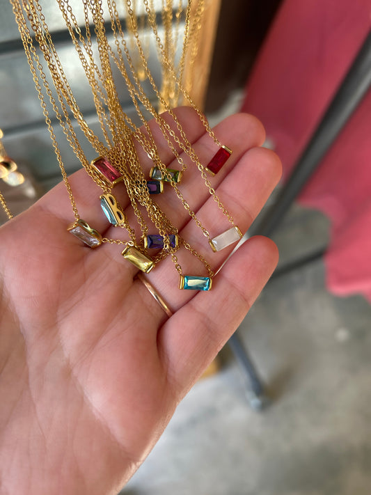 3 Grace Jewelry - Birthstone Necklace