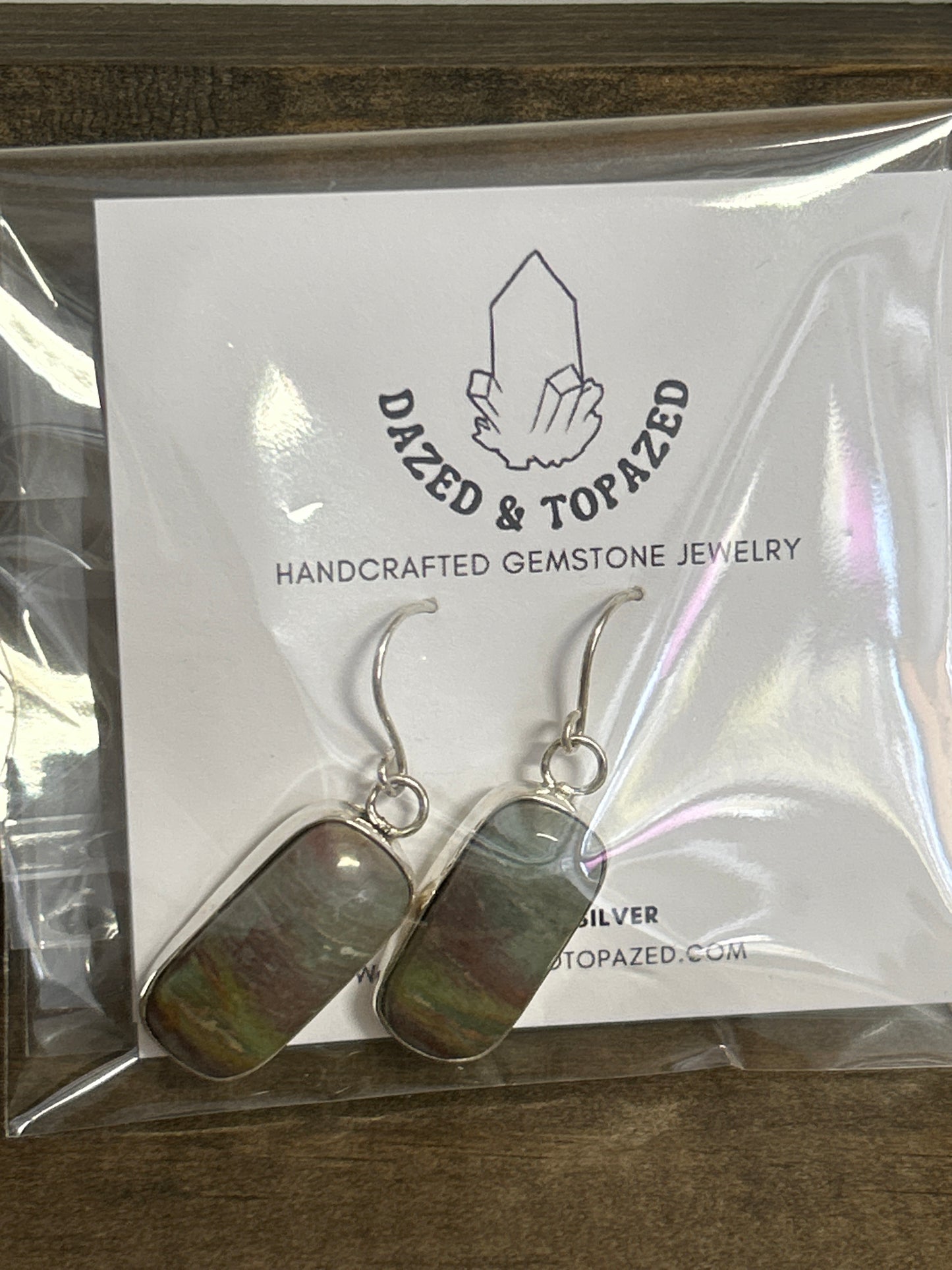 Dazed & Topazed - Crayola Jasper Stone Earrings
