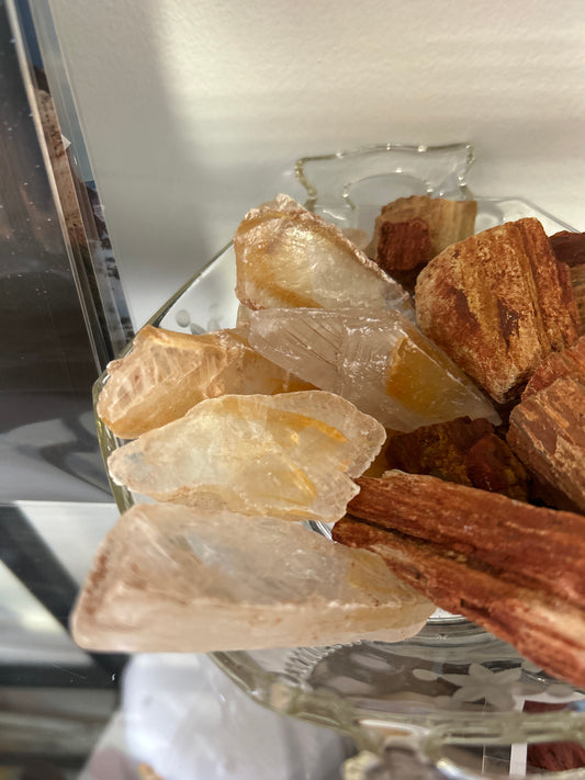 Wilde Collective - Golden Feather Selenite Large