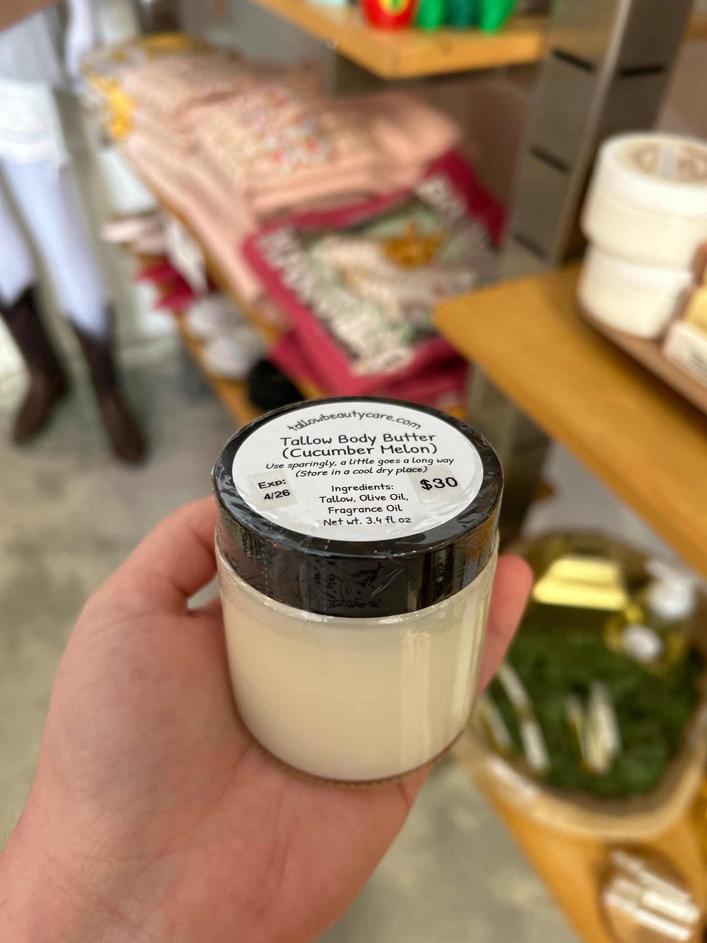 Tallow Beauty Care- Face/Body Butter 4oz