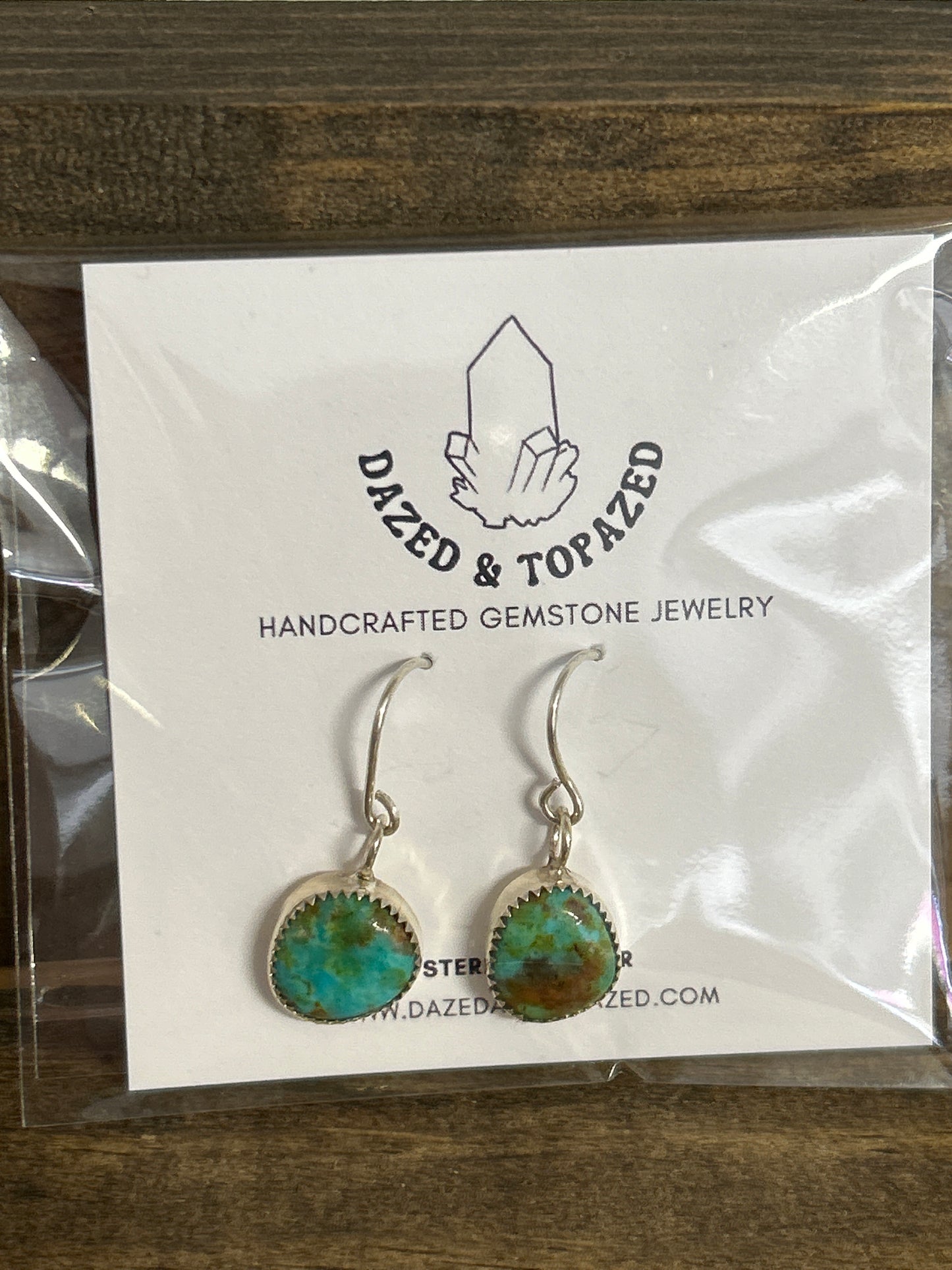 Dazed & Topazed - Kingman Turquoise Earrings