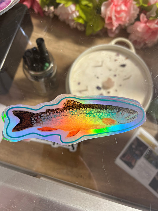 Scarlet Paintbrush Studio - Big Fish Sticker