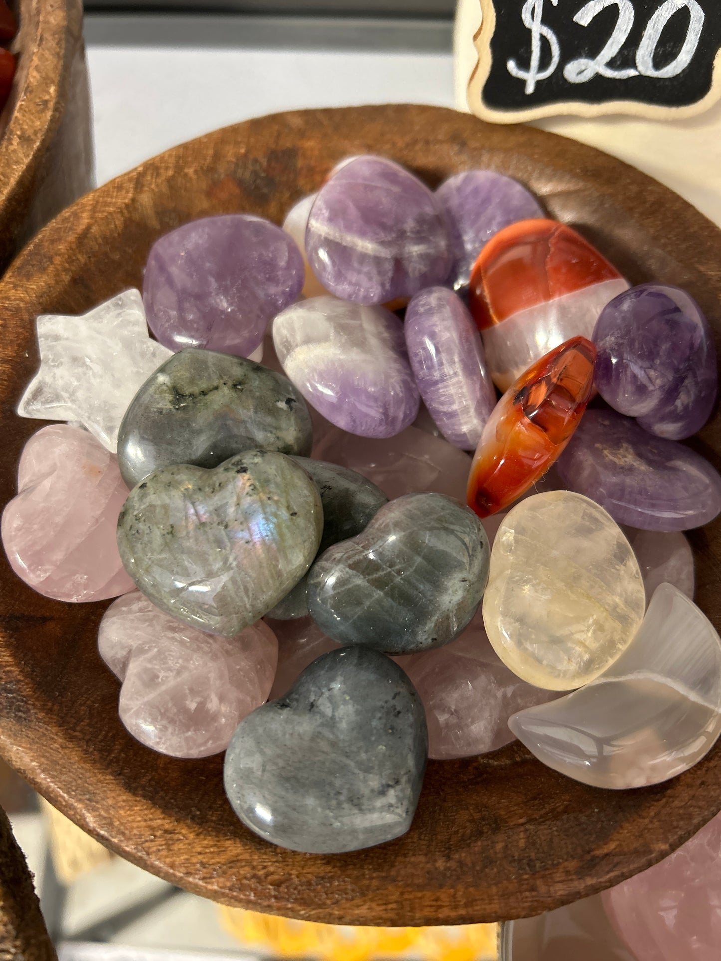 Southern Utah Market - Heart/Star/Moon Crystal Variety