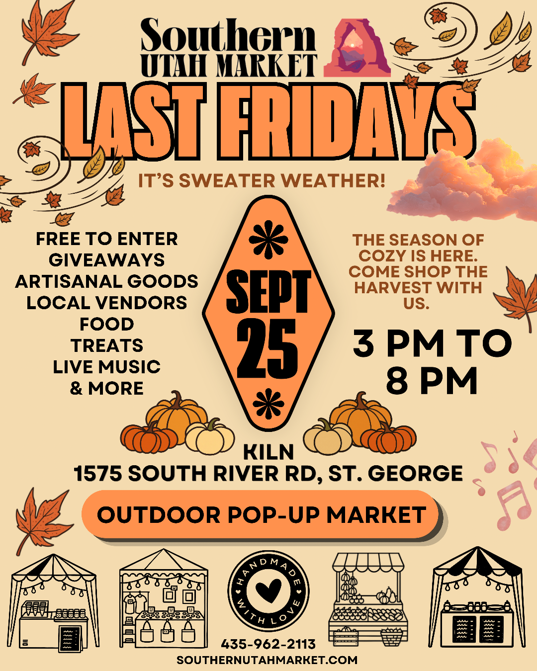 Last Fridays: SEPT 25 2026 • READ DESCRIPTION