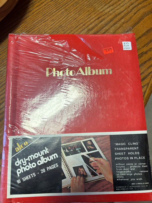 Morgan's Miscellany - Red Vintage Photo Album