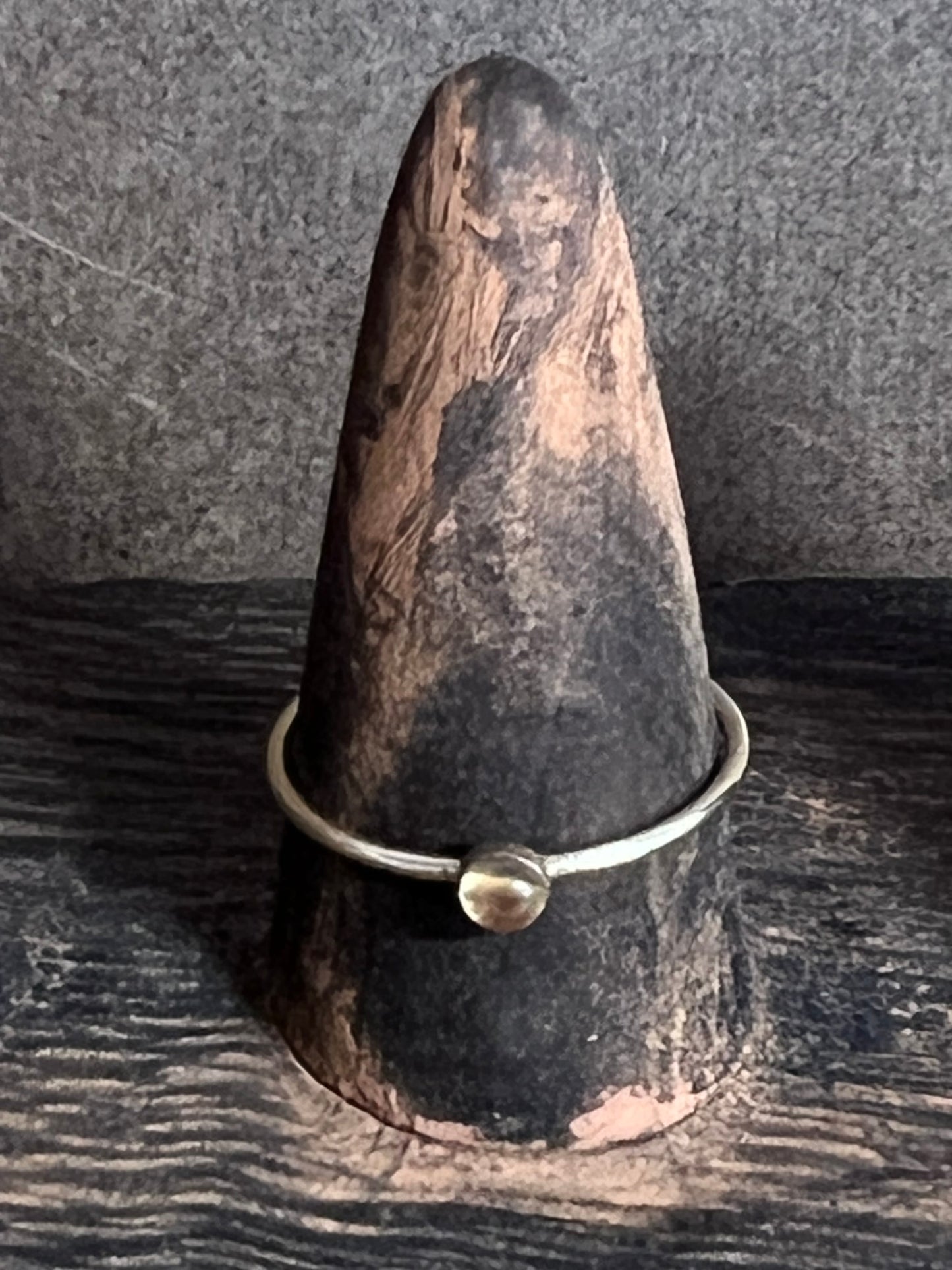 55 North Studio - Citrine Stacker Ring
