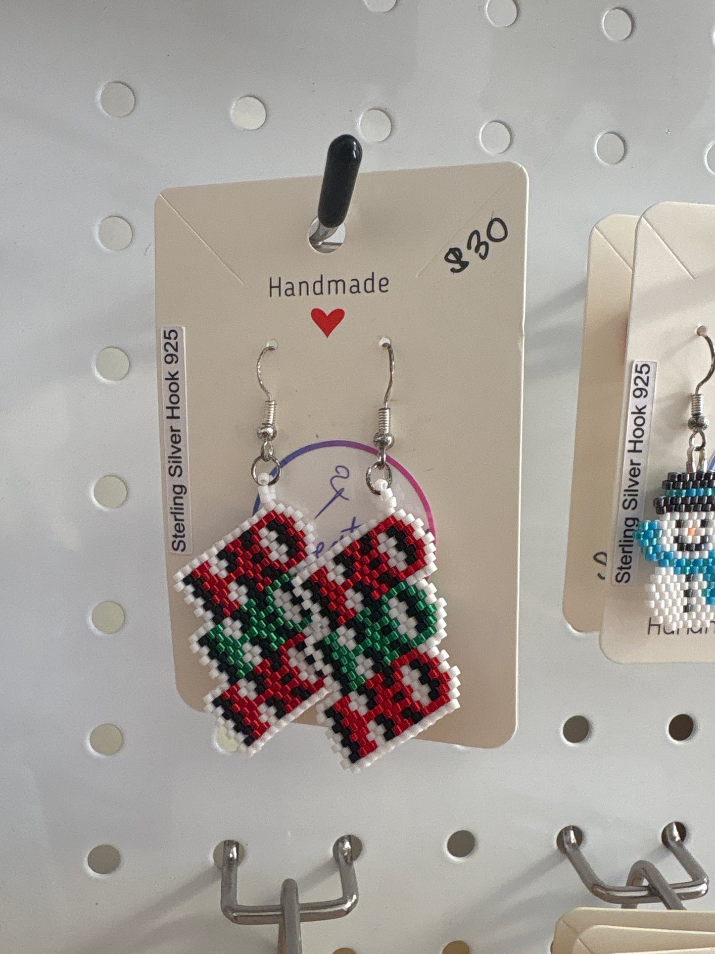 KJ Creation / Kreations by Kera - Ho Ho Ho Earrings