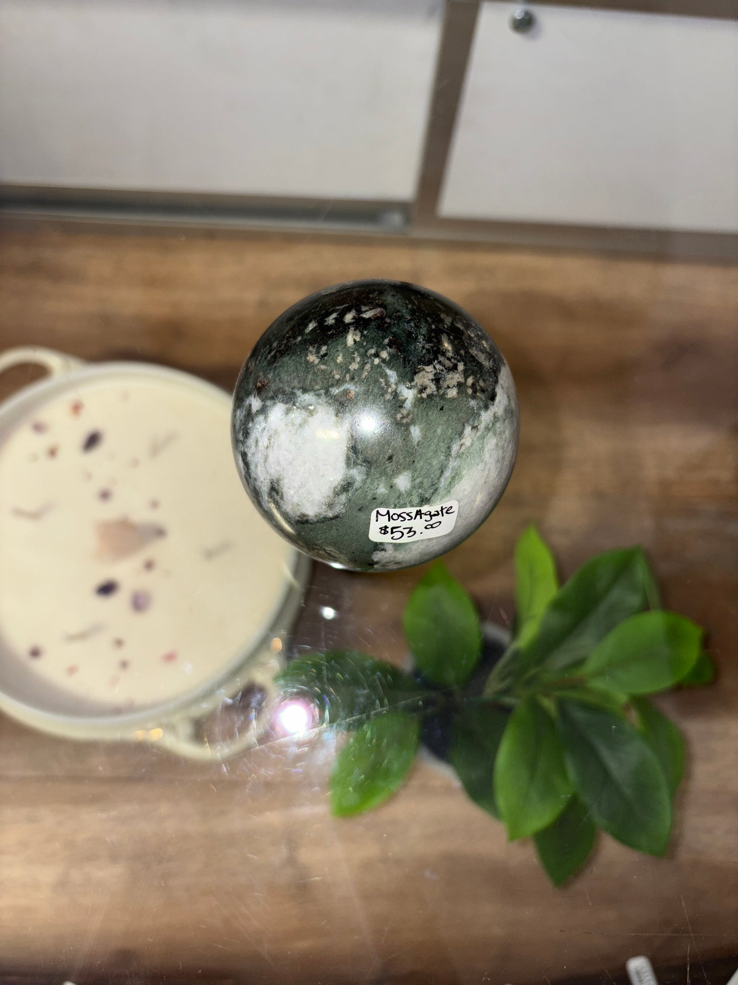 Agateway Apothecary - Moss Agate Sphere