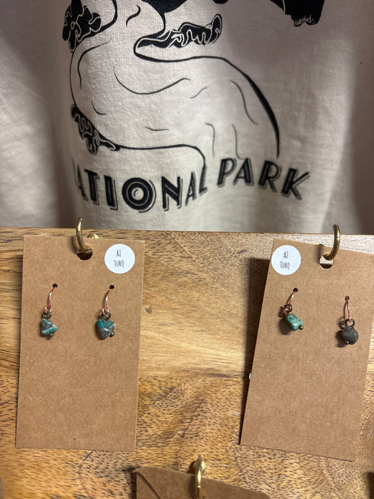 MPE Designs - Turquoise Drop Earrings